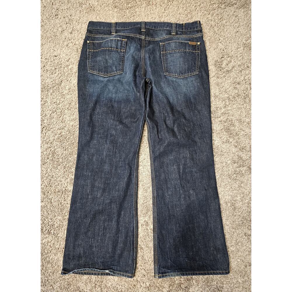 Mens 40X30 Carhartt B310 DRT Relaxed Fit Boot Cut Jeans Distressed - Picture 9 of 9